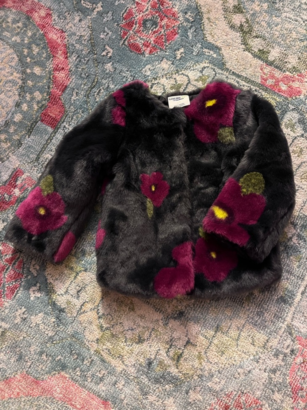 Kids Faux Fur Coat